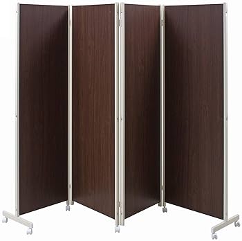 木製ダークブラウン3連パーテーション 山善 パーテーション 3連 折りたたみ 折りたたみスクリーン